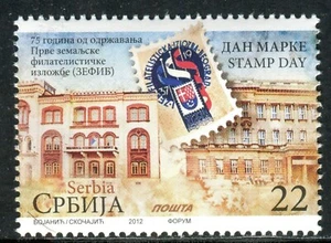 0509 SERBIA 2012 - Stamp Day - MNH Set - Picture 1 of 2