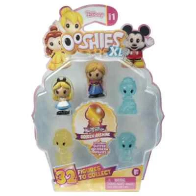 NEW DISNEY Princess XL OOSHIES LIMITED EDITION 6 PACK Series 1 Assorted Brand - Image 1 of 4