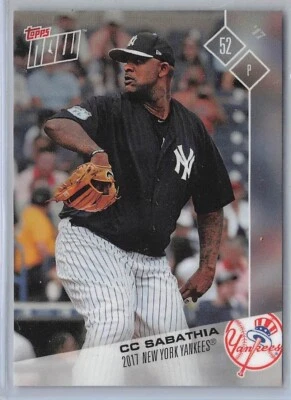 2017 Topps Now #OD-42 CC Sabathia New York Yankees - Image 1 of 2