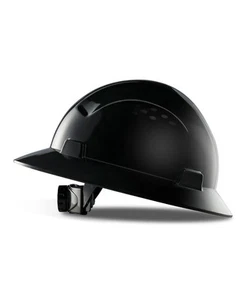Full Brim Hard Hat, OSHA Construction Work Approved, HDPE Safety Helmet with ... - Picture 1 of 8