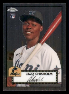 2021 Topps Chrome Platinum Anniversary #7 Jazz Chisholm RC - Picture 1 of 2