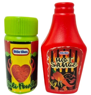 Chile en polvo y salsa picante Play Food descontinuado Little Tikes Spice Of Life Foto 1 de 2