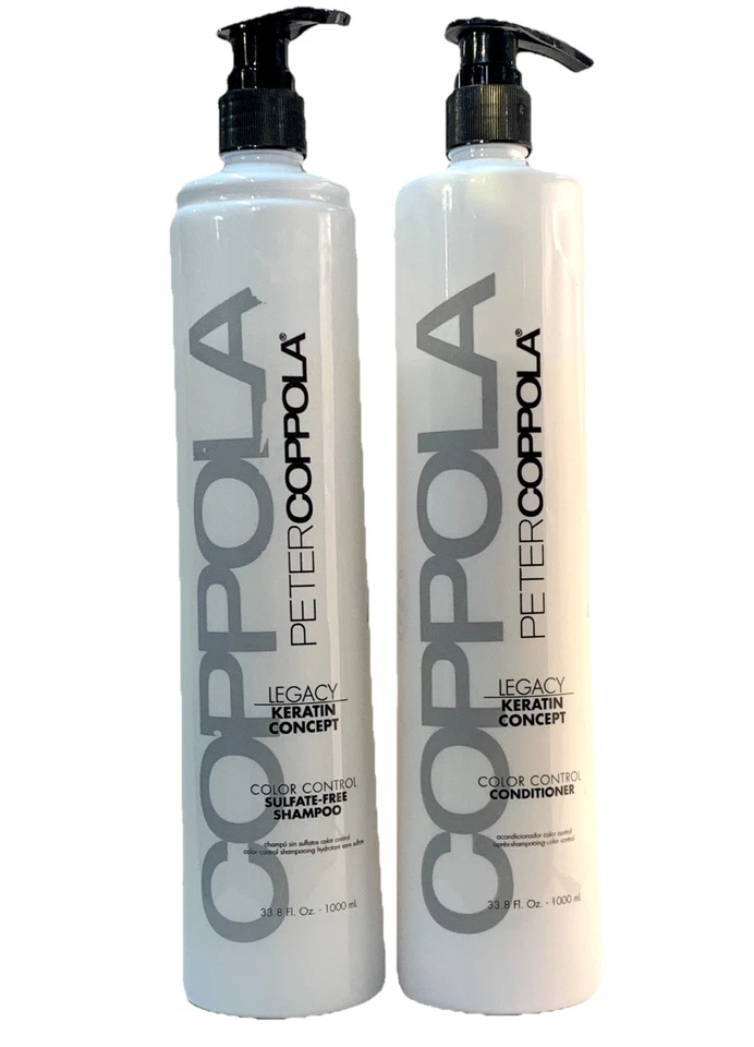 PETER COPPOLA KERATIN CONCEPT COLOR CONTROL CONDITIONER & SHAMPOO 1000ml33.8 OZ - Image 1 of 1