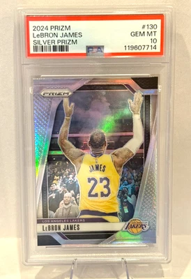 2024-25 Panini Prizm - LeBron James #130 Silver Prizm - Image 1 of 2