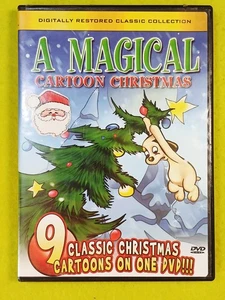 A Magical Cartoon Christmas (DVD, 2004) 9 Classic Christmas Cartoons OOP - Foto 1 di 8