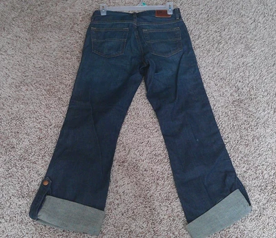 Polo Jeans Womens Size 2 Ralph Lauren Cuffed Denim Jeans — 第 1/4 张图片