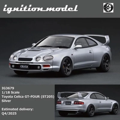 Ignition Model 1:18 Toyota Celica GT-FOUR (ST205) Silver IG3679 - Image 1 of 4
