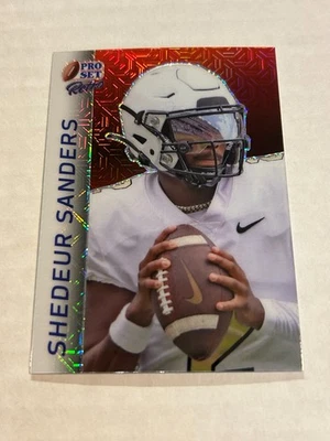 2024 LEAF PRO 套装 金属 SHEDEUR SANDERS 2/2 橙色 MOJO 新秀 BROWNS SSP JQ1 — 第 1/2 张图片