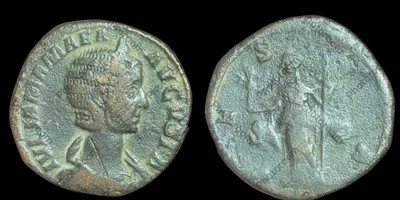 JULIA MAMAEA (Augusta, 222-235). AE Sestercio VENERI FELICI Venus - ROMA 24g Foto 1 de 3