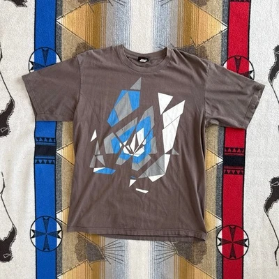 Vintage Y2K Volcom Stone Graphic Print T-Shirt Size Large Grunge Skate Surf  - Image 1 of 4