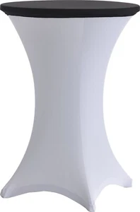 Top Cover schwarz Stretchhusse für Stehtisch-Platten Überbezug - Bild 1 von 1