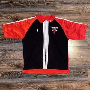 Nueva Camisa De Colección Campeón Chicago Bulls Cremallera Completa Calentamiento Tiro XL JORDAN ERA - Imagen 1 de 6