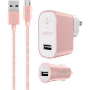 Belkin Mixit Car+Home Charger Kit Galaxy S7 S7 Edge S6 S6 Edge 100% Original