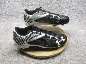 Under Armour Deception Low DT Mens Size 12 Black White Baseball Cleats NWOT - Picture 1 of 14