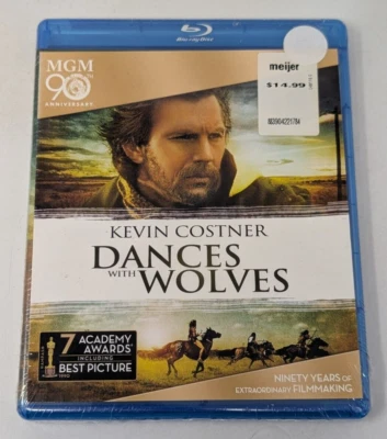 Dances With Wolves Blu-ray 1990 Brand New Factory Sealed Movie VTG 90s - Image 1 of 4