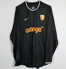 RC LENS FRANCE 2002/2003 AWAY FOOTBALL SHIRT JERSEY MAILLOT NIKE LONG SLEEVE