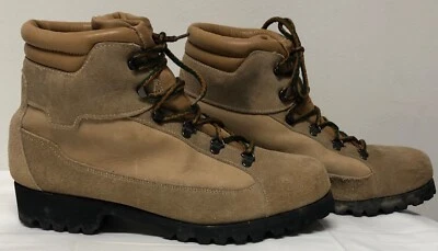 BOTAS DE SENDERISMO DE ALPINISTA DE COLECCIÓN DEXTER CUERO Y GAMUZA EE. UU. 386534 VIBRAM 10 M Foto 1 de 4