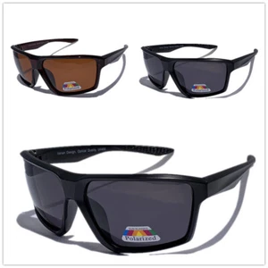 Mens Womens Sport Polarised Driving Fishing Large Sunglasses Vintage 659 - Picture 1 of 8