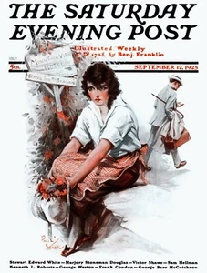 Saturday Evening Post 1915 Cover Reproduction Giclee Print - Picture 1 of 1