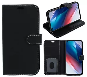 Für Oppo A94 5G Handyhülle, Abdeckung, Flipbook, Geldbörse, Folio, Leder/Gel