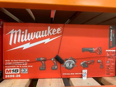 Milwaukee CANADA 18V Li-Ion Cordless Combo Tool Kit (6-Tool) - Image 1 of 4