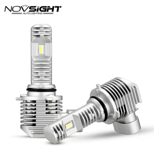 NOVSIGHT 9005 LED Headlight Bulbs Conversion Kit 6500K Super Bright Lamp 10000LM - Picture 1 of 20