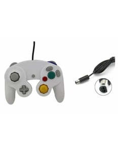 Manette Pad Joystick filaire Pour Console Nintendo GameCube & Wii - Blanc - Picture 1 of 8