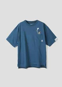 [Graniph] Ghost Train | T-shirt Big Silhouette taglia SS ~ XL blu da JP NUOVA - Foto 1 di 10
