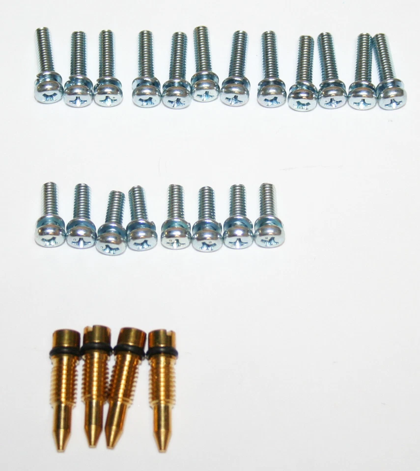 Honda CB550K 1977-78 Complete Carb Carburetor Screw Set with Drain Screws NEW! Foto 1 de 1
