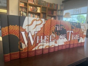 Juniper Books The Wheel of Time Complete 15 vol HC Set VG+ Majority 1st & OG DJ - Picture 1 of 20
