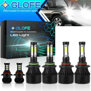 Para Jeep Commander 2006-2010 6PCS 6000K Faro LED Blanco + Kit de Bombilla Antiniebla - Imagen 1 de 8