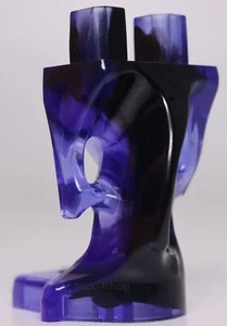Lego Trans Purple Lower Body Ghost with Marbled Black Pattern - Picture 1 of 2