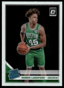 2019-20 Optic Romeo Langford Rated Rookie RC Boston Celtics #182 - Picture 1 of 2