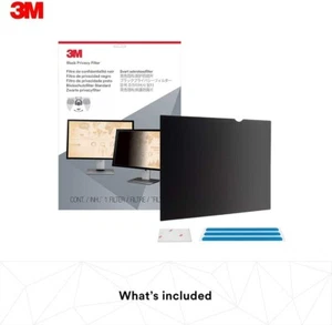 3M Privacy Filter Screen for 17" Monitor Black 4:3 Anti-Glare PF17.0 - Picture 1 of 3