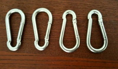 Universal Home Gym Repair Cable Replacement Snap Hooks ~ set of 4