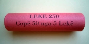 Albania 5 Leke 2014. UNC Roll 50 coins. - Picture 1 of 2