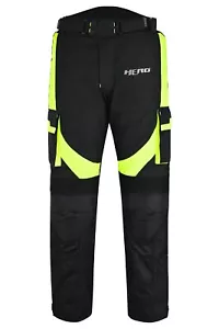 Pantaloni Cordura Tessuto HERO HR-3435 Moto Impermeabile Termica Sfoderabile Tou - Foto 1 di 5