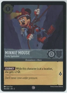 MINNIE MOUSE (Common) Disney Lorcana Inklands Cold Foil Card #183 - Picture 1 of 2