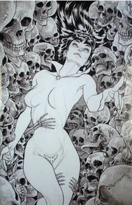 VAMPIRELLA 3 1:11 SNEAK PEEK MARCH B&W VIRGIN - Picture 1 of 1