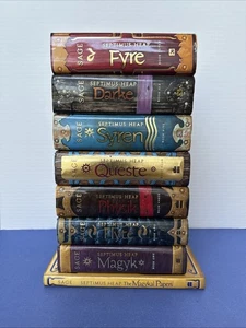 Lot of 8 ~  Hardcover Books ~ Angie Sage ~ Complete SEPTIMUS HEAP Series - Picture 1 of 12