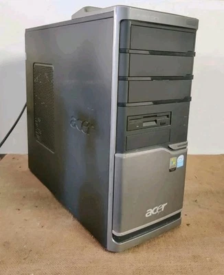 Computer Vintage Intel Pentium D Acer veriton 7800 + Floppy 3,5" + HDD 80Gb - Imagen 1 de 4