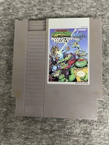 Teenage Mutant Ninja Turtles III Manhattan Project NES Game Japan TMNT T - Picture 1 of 4