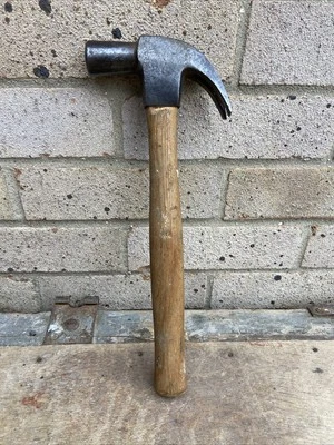 Vintage Stanley Claw Hammer 16 oz Wooden Handle - Image 1 of 4