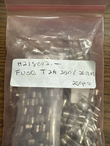 Fusible de vidrio Littelfuse T2A 250V 20 mm, H218002, (250 piezas) 8 - Imagen 1 de 2