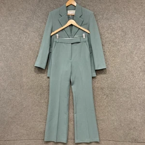 Camilla and Marc Womens Suit Size 6 / 8 Teal Carlow Blazer + Pants Business - Picture 1 of 19
