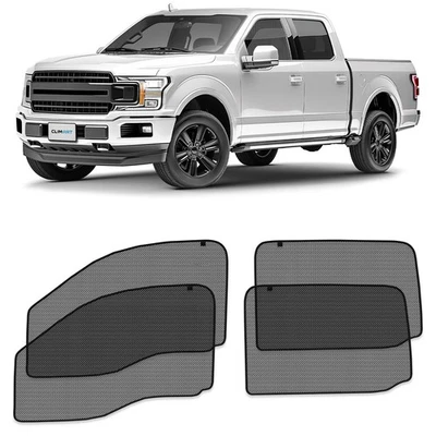 Para-sol magnético para janela lateral de carro para 2015-2020 Ford F150 SuperCrew - Imagem 1 de 4