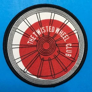 NORTHERN SOUL IRON ON PATCH - THE TWISTED WHEEL - MANCHESTER WHEEL PATCH - Picture 1 of 1