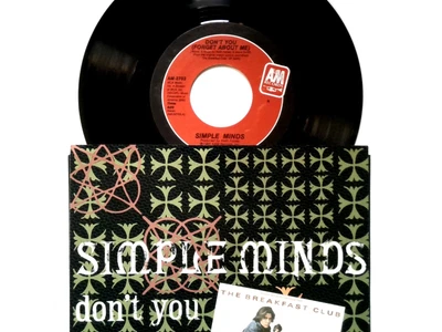 Simple Minds Don't You Forget About Me 7" Vinyl Record The Breakfast Club 1985 - Image 1 of 4