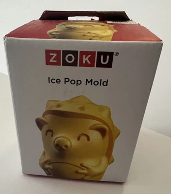 Форма ZOKU Ice Pop HEDGEHOG #010 Williams & Sonoma 2014 БОЛТ желтый силикон - Изображение 1 из 4