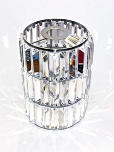 NIB Westinghouse 8-7/8” Oval Shade Brushed Nickel- Crystal Jeweled Pendant Shade - Picture 1 of 13